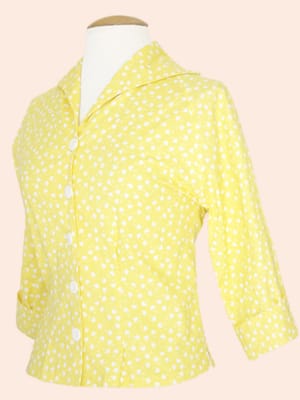 Raglan Blouse Umbrella Yellow by Vivien of Holloway