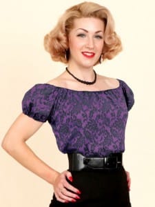 New Purple Lace Classic Gypsy Top