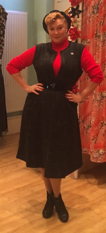 The new Laura Dress from Vivien of Holloway "I couldn't help running off with the prototype"