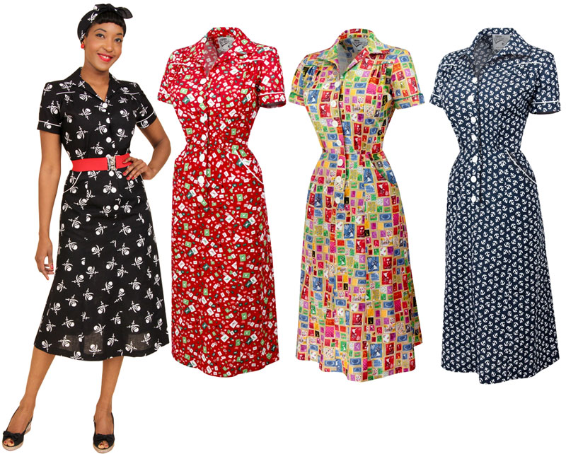 1940s Tea Dresses