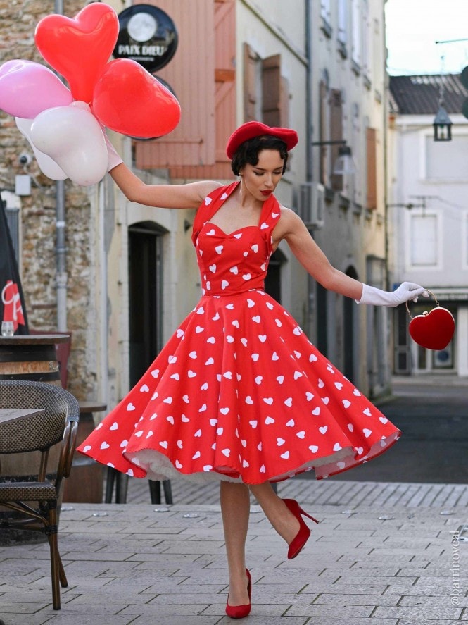 1950s Halterneck Dress Sweet Heart