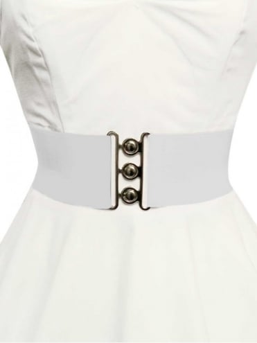 3" Belt White