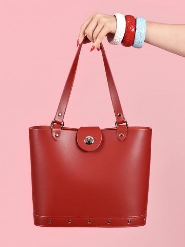 Arizona Red Leather Handbag