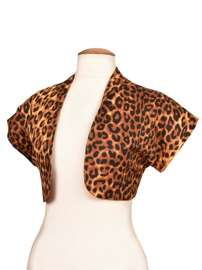 Bolero New Leopard Sateen