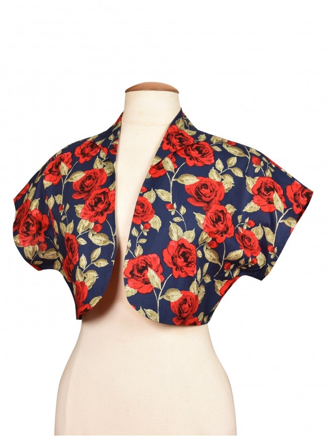 Bolero Rose Navy Red