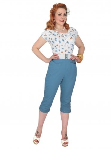 Capri Pants Cornflower