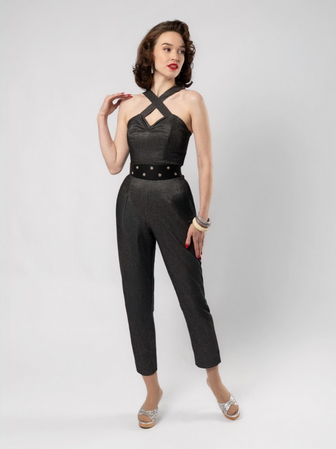 Catsuit Sparkle Black