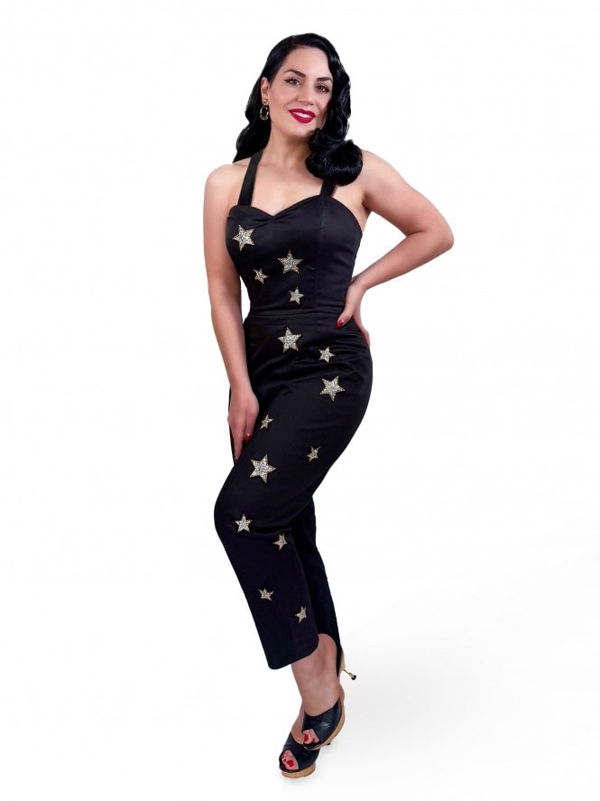 Catsuit Starry Night Silver