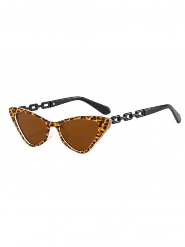 Chain Sunglasses Leopard