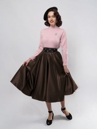 Circle Skirt Chocolate Duchess