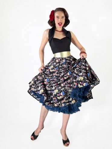 Circle Skirt Day of the dead