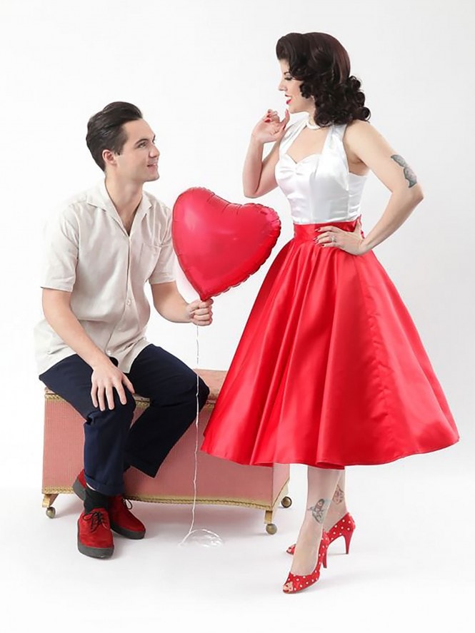 Circle Skirt Red Duchess