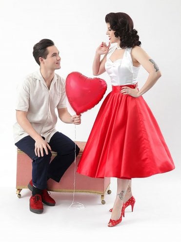 Circle Skirt Red Duchess