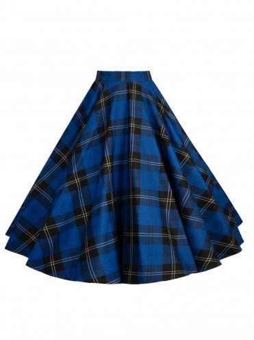 Circle Skirt Royal Tartan