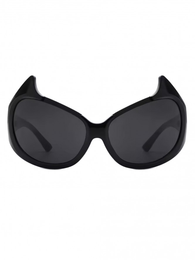 Devil Horns Sunglasses Black