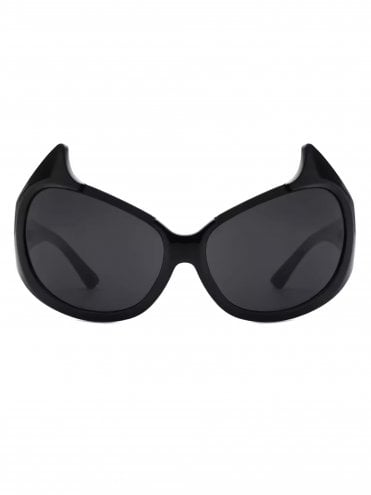 Devil Horns Sunglasses Black