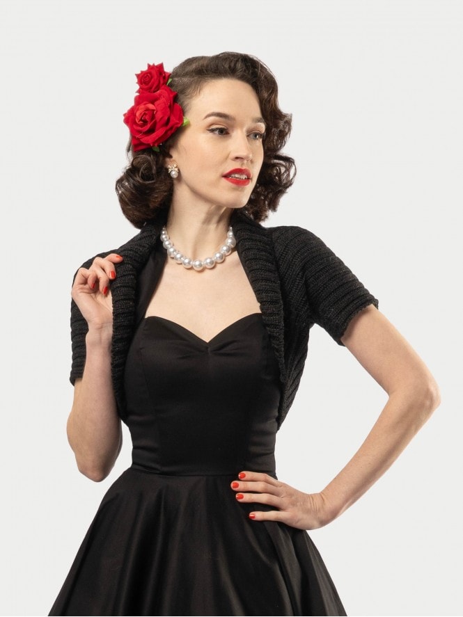 Glamour Shrug Charcoal