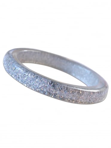 Glitter Bangle Silver