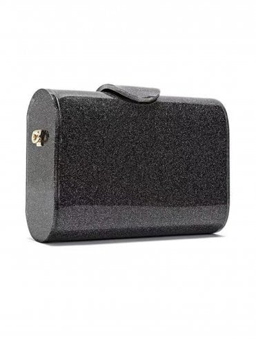 Glitter Clutch Handbag Black