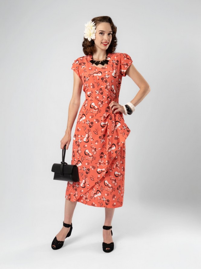 Gloria 1940s Dress Carmen