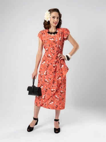 Gloria 1940s Dress Carmen