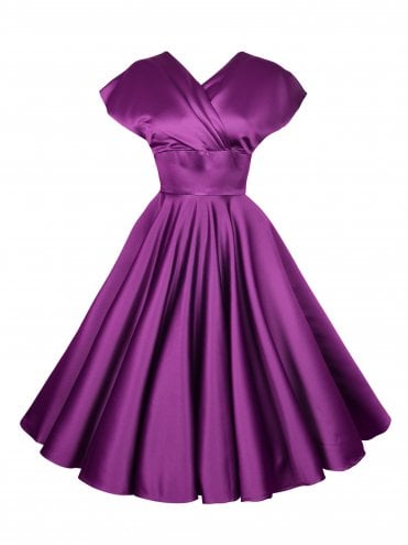 40s-1940s-Vivien-of-Holloway-Best-Vintage-Reproduction-Grace-Wrap-Circle-Dress-Mulberry-Purple-Duchess-Satin-Hollywood-Swing-Pinup