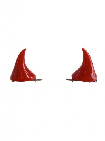 Horror Red Hair Horns