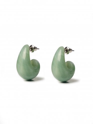 Jade Droplet Earrings