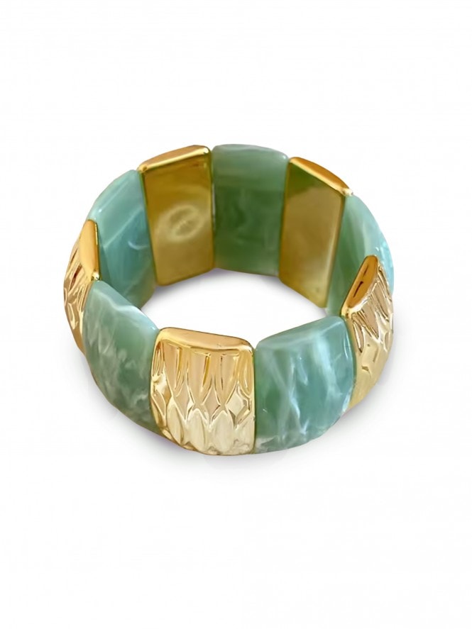 Jade Gold Bracelet