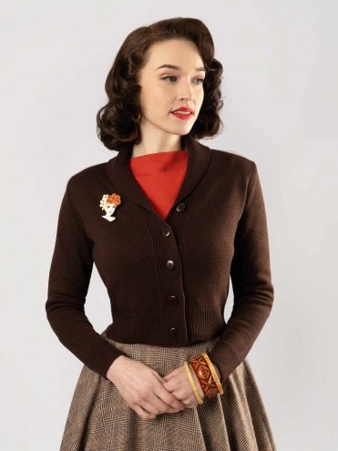Jenny Cardigan Chestnut