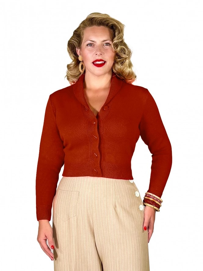 Jenny Cardigan Rust