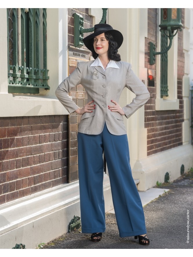 Katharine Trousers Airforce Soft
