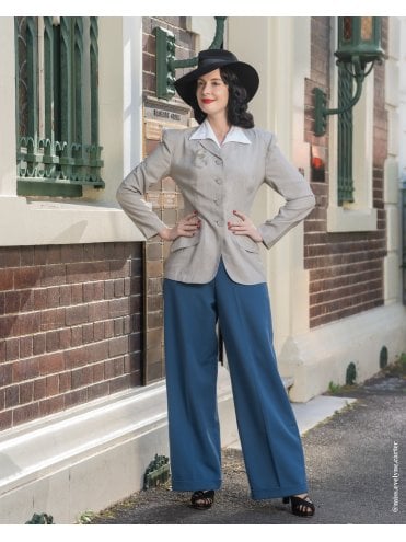 Katharine Trousers Airforce Soft