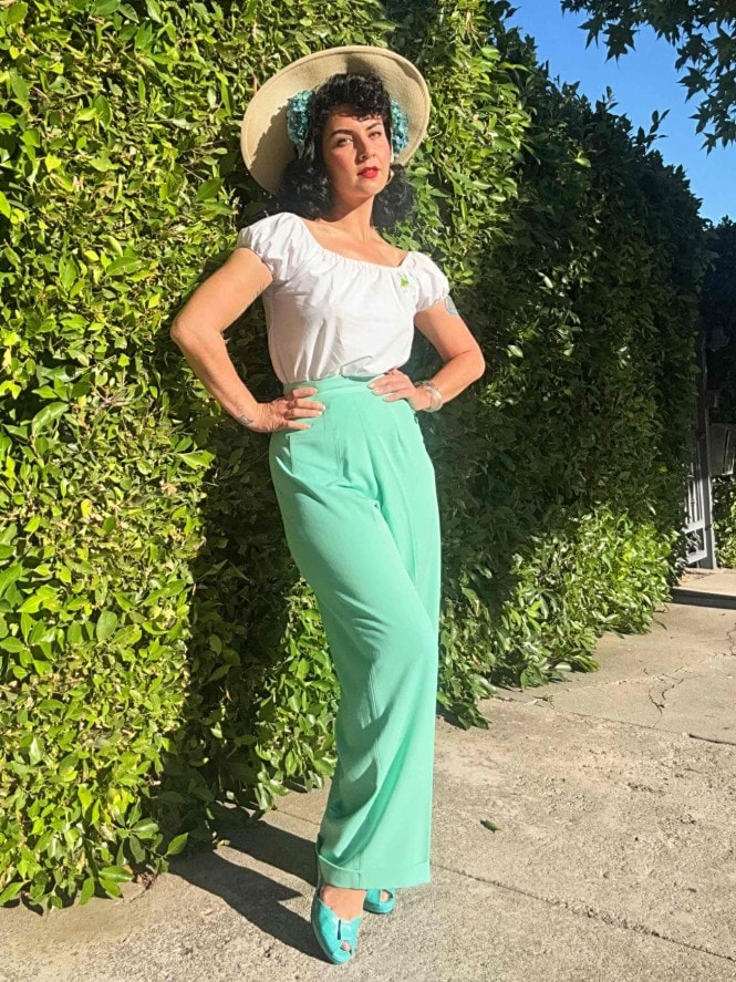 Katharine Trousers Mint Soft