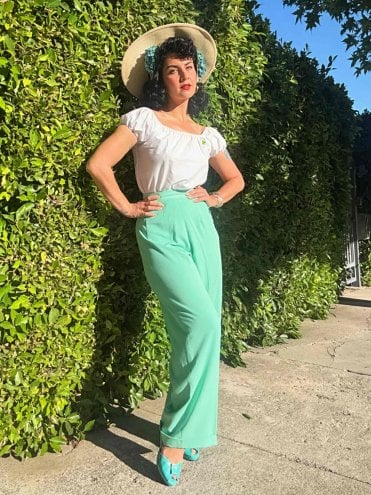 Katharine Trousers Mint Soft
