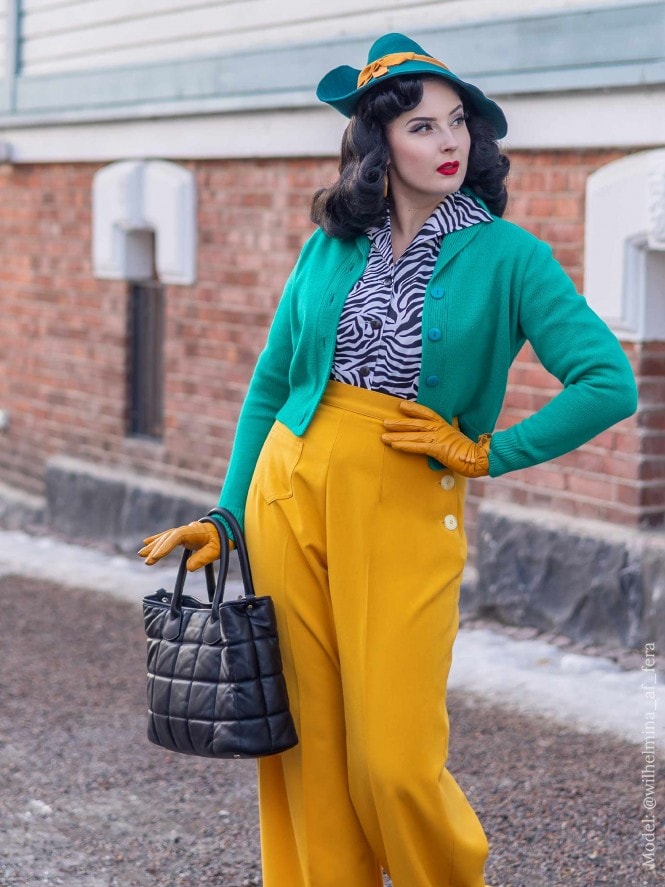 Katharine Trousers Mustard Soft