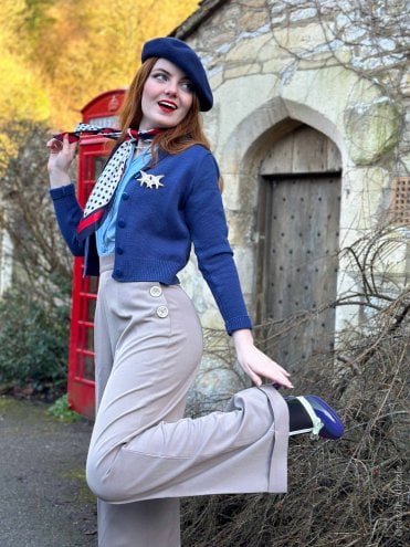 40s-1940s-Vivien-of-Holloway-Best-Vintage-Reproduction-Swing-Trousers-Rockabilly-Swing-Pinup-Wide-Leg-Soft-Sand-Beige