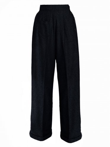 Katharine Trousers Wool Navy