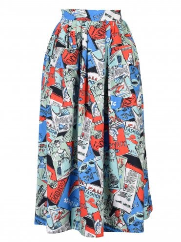 50s-1950s-Vivien-of-Holloway-Best-Vintage-Reproduction-Rockabilly-Swing-Pinup-Cotton-Kitty-Skirt-cover-girl-novelty-pockets