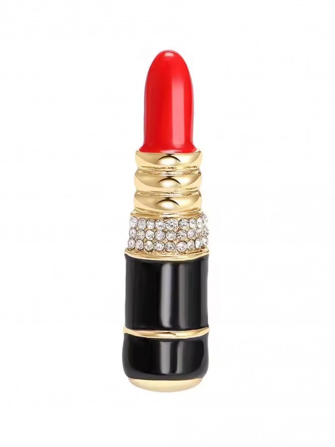 Lipstick Brooch