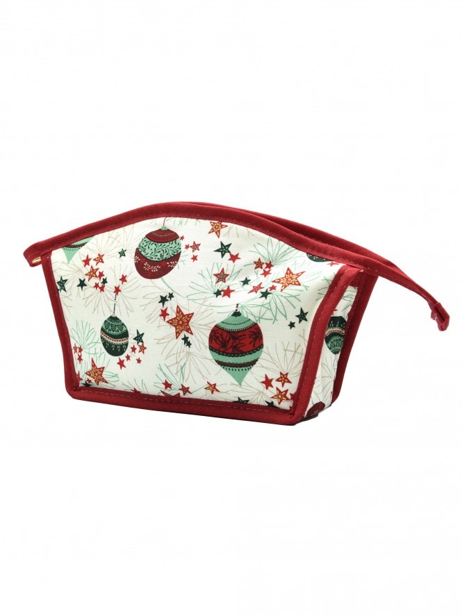 Make Up Bag Bauble Cream