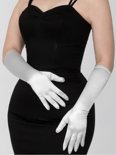 Medium Gloves Silver