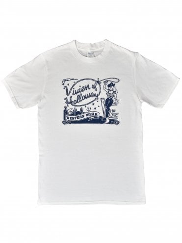 Men Short Sleeved T-shirt Western