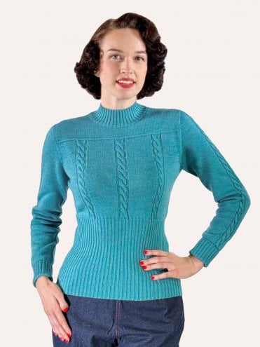 Mini Marilyn Sweater Teal