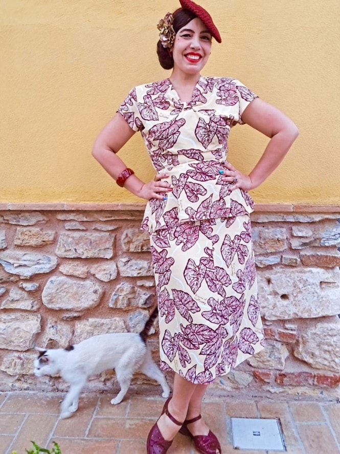 Nadine 1940s Dress Forna