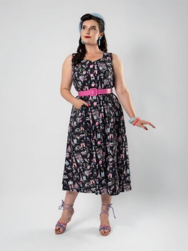 Paris Black Betty Sundress