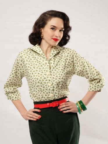 Raglan Blouse Holly White