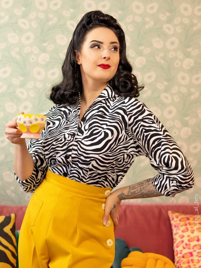 Raglan Blouse Zebra