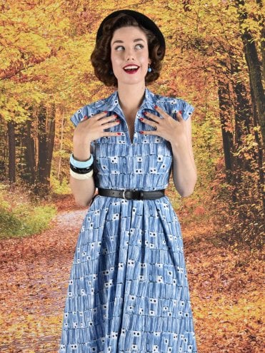 40s-1940s-50s-1950s-Vivien-of-Holloway-Best-Vintage-Reproduction-Swing-Rockabilly-Pinup-Day-Dress-Runaround-Sue-Domino-Blue