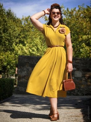 Runaround Sue Golden Topaz Crepe